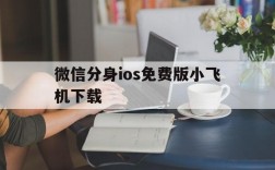 微信分身ios免费版小飞机下载,微信分身ios免费版小飞机下载官网