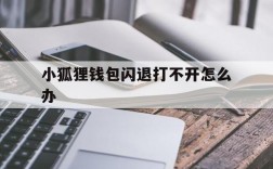 小狐狸钱包闪退打不开怎么办、小狐狸钱包闪退打不开怎么办呀