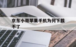 京东小哥苹果手机为何下载不了,京东小哥苹果手机为何下载不了微信