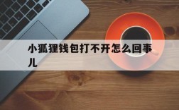 小狐狸钱包打不开怎么回事儿、小狐狸钱包里的浏览器打不开网址