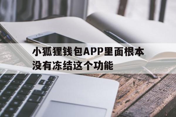 关于小狐狸钱包APP里面根本没有冻结这个功能的信息