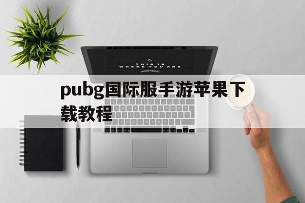 pubg国际服手游苹果下载教程,pubg mobile国际服苹果怎么下载